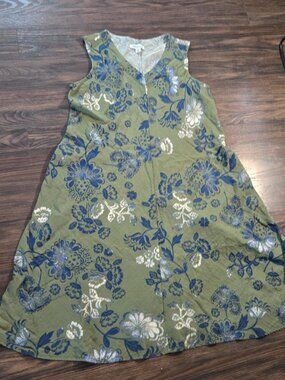 COLDWATER CREEK Bohemian Style Floral Maxi Dress NWOT/SIZE XL
